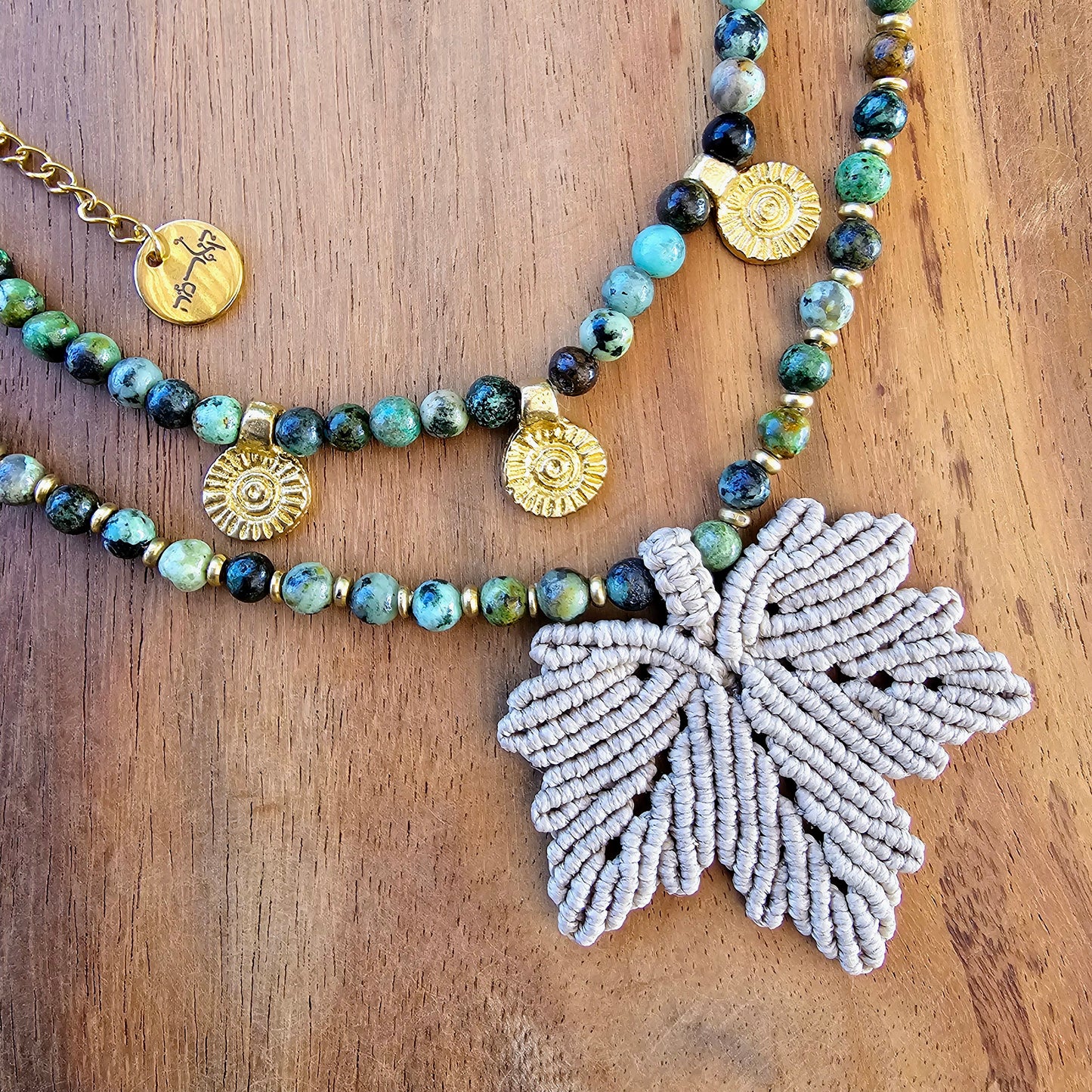 שרשרת 'אלה' טורקיז אפריקאי