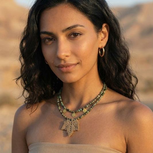 שרשרת 'אלה' בז' טבעי